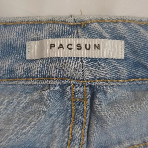 Pacsun Two-Tone Mom Jean, Color Blue Size 23 - Picture 13 of 15
